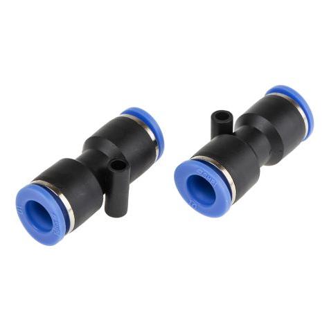 RS PRO Gerader Einsteckadapter, Rohr-zu-Rohr, Poly (Rohrverschraubung) (9160886)
