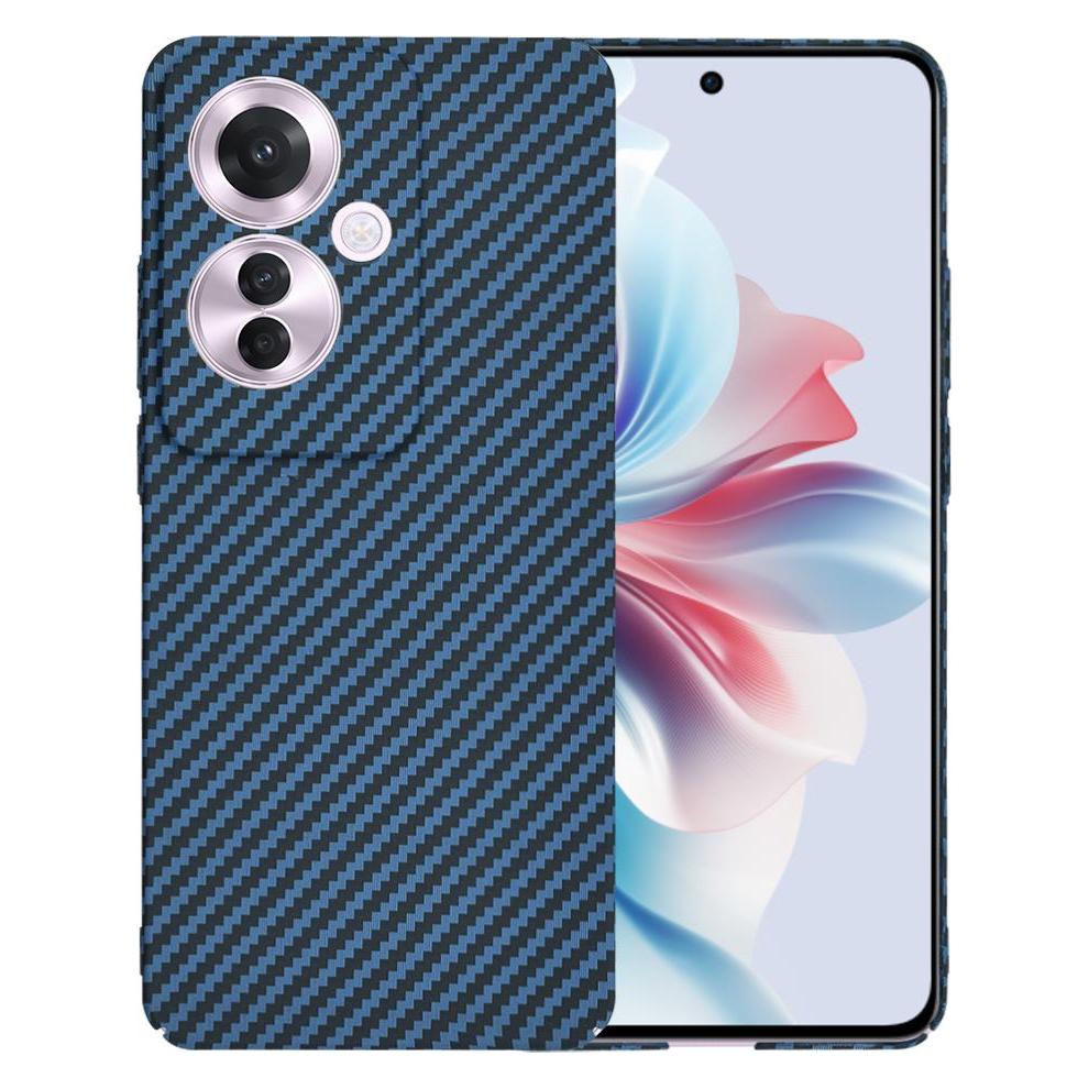 Techsuit - Carbonite FiberShell - Oppo Reno11 F - Cyan (Oppo Reno 11F) (56356669)