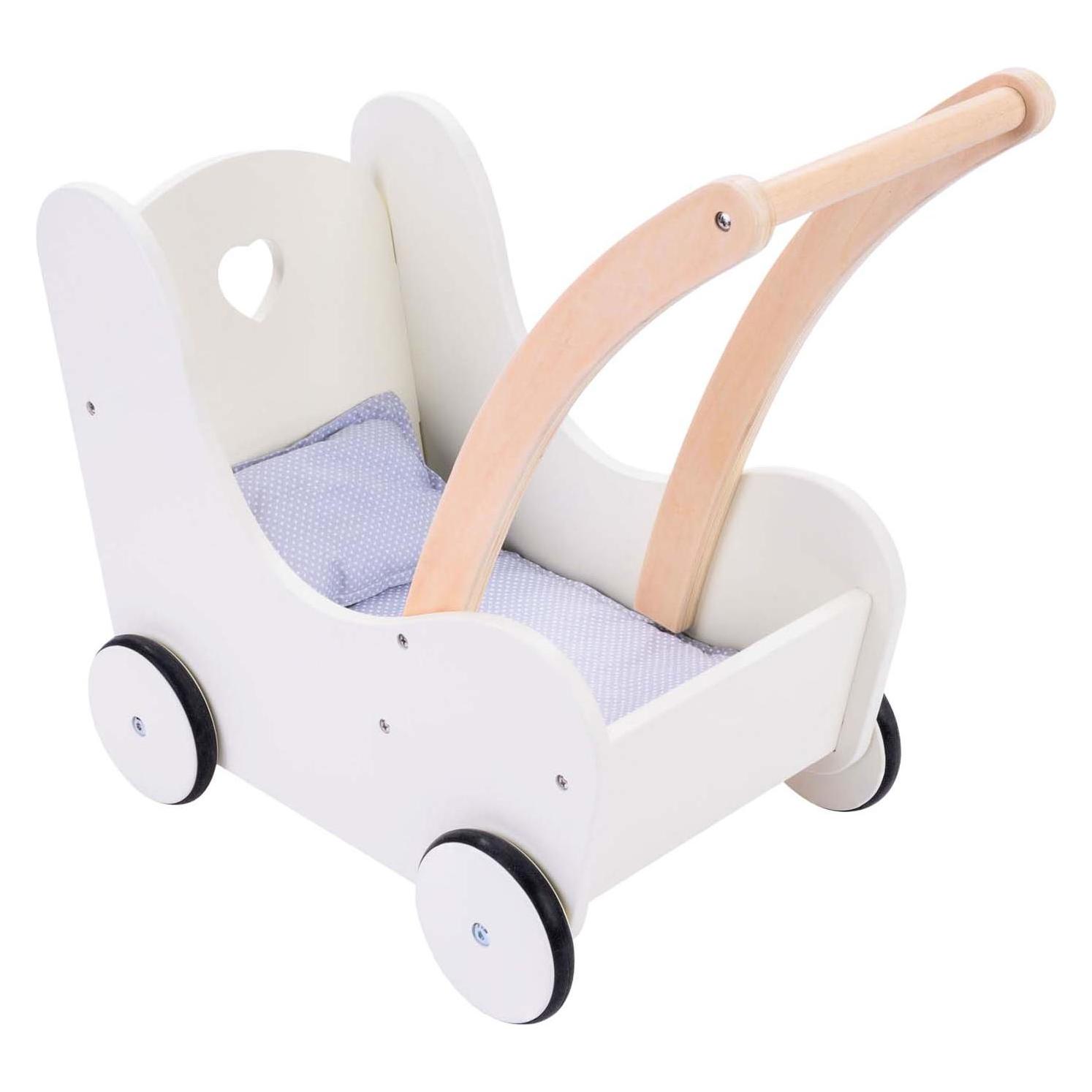 Engelhart Puppen-Laufwagen - Grau/weiss (606014)