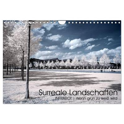 Surreale Landschaften. INFRARROT - Wenn grün zu weiß wird (Wandkalender 2026 DIN A4 quer), CALVENDO Monatskalender
