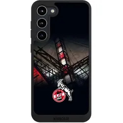 Nivocase Handyhülle für Samsung Galaxy S23+ Hülle NIVOpure Case Schwarz 1. FC Köln Offizielles (Samsung Galaxy S23+), Smartphone Hülle, Schwarz