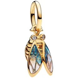 Pandora 764490C01 Charm-Anhänger Zikade Goldfarben