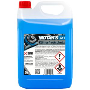 Wotan-Solutions Kühlerfrostschutz 499254-1, G11, gebrauchsfertig, blau, silikathaltig, bis -35°C, 5 Liter