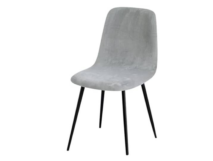 DKJAHSEK Stuhlhussen Schwingstuhl Samtstoff, 23 Farben, Kurze Rückenlehne, Stuhlbezug, kleine Größe, Stuhlhussen, Barstuhl-Sitzbezug for Esszimmer, Zuhause, 1/2/3/4 Stück(3779D-04,6 Pieces)