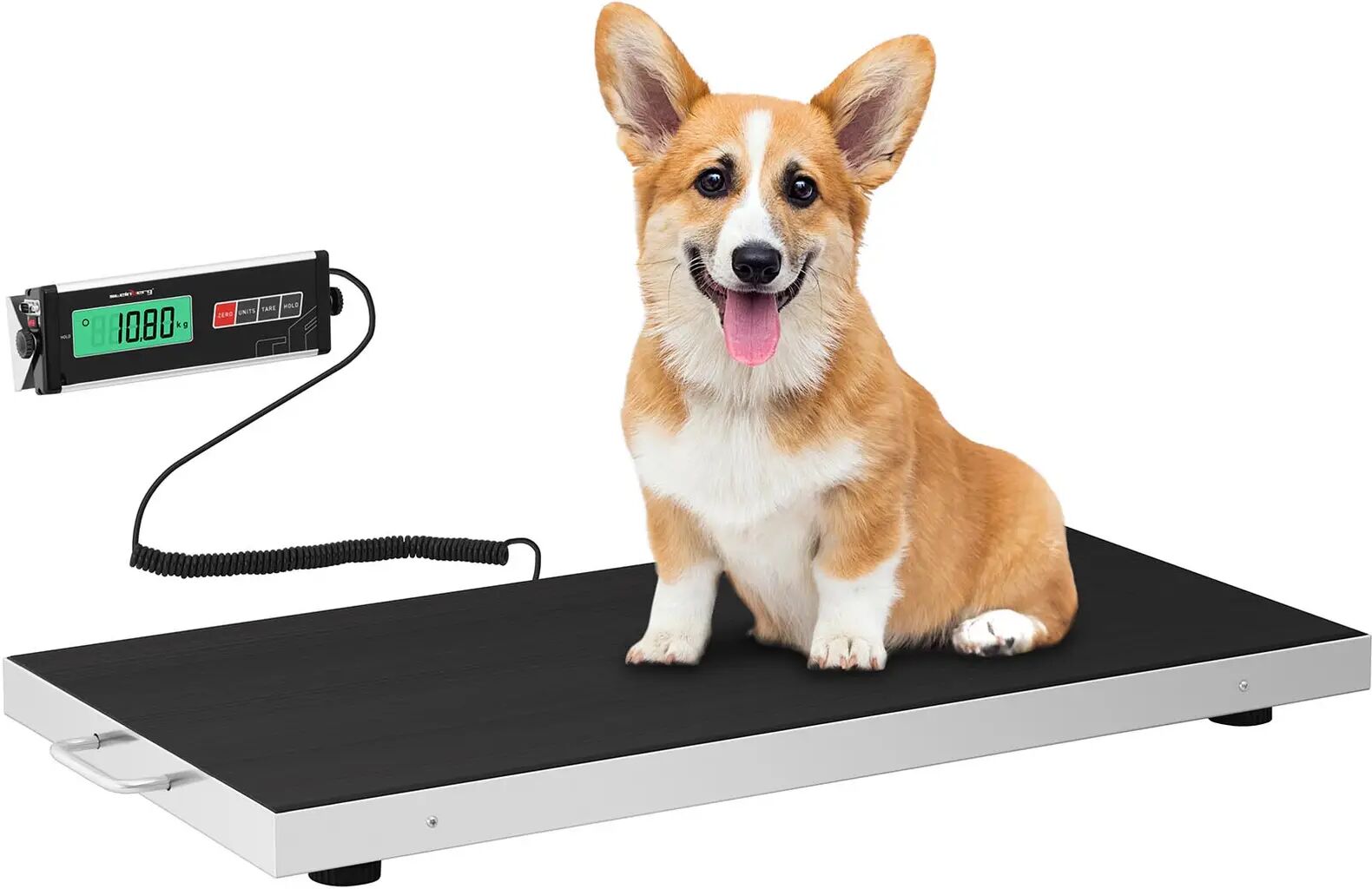 Steinberg Systems Bodenwaage - 150 kg / 50 g - Antirutschmatte - LCD SBS-PS-150