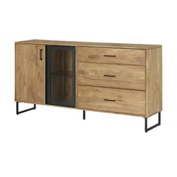 Sideboard   ¦ holzfarben ¦ Maße (cm): B: 175 H: 87 T: 40.0