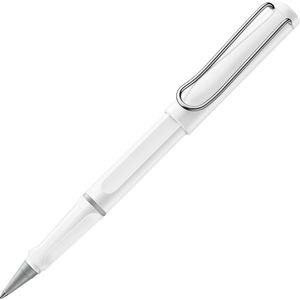 Lamy Tintenroller safari 619 white, Strichbreite 0,5mm, Schreibfarbe blau
