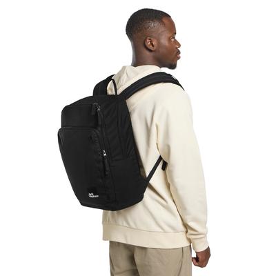 Daypack JACK WOLFSKIN "TERRACADE", schwarz, Rucksäcke, onesize, Obermaterial: 100% Polyester. Innenfutter: 100% Polyester, 24 L Tagesrucksack, Laptopfach, gepolstert