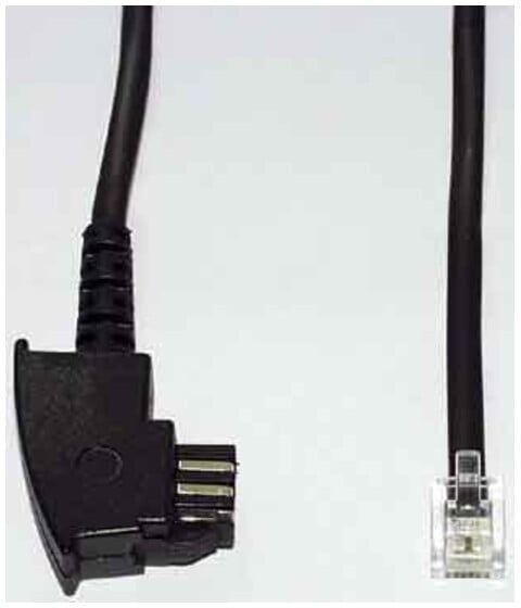 e+p Telefon-Anschlusskabel T 45 10m (000456100000)