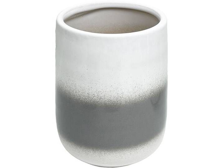 Zahnbecher Sia grau Keramik B 8.7 H 11 cm