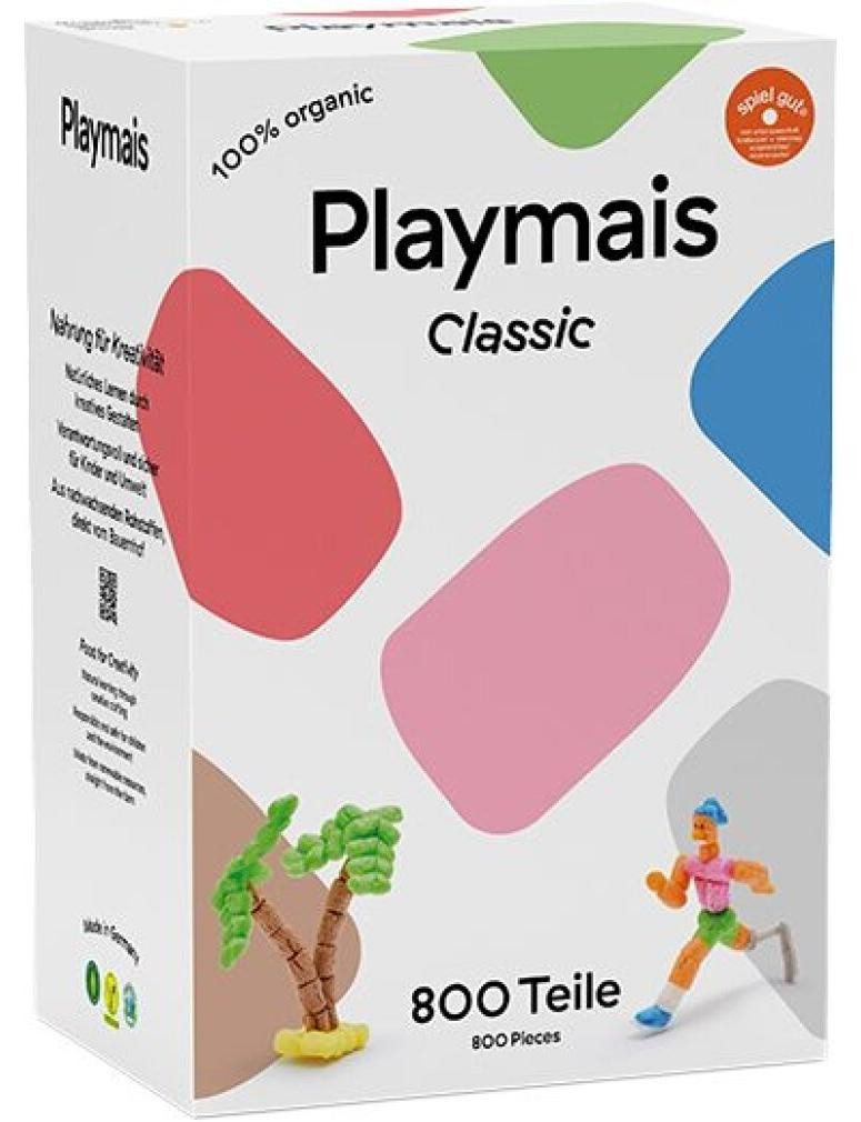 PlayMais Classic 800 Creatieve set voor kinderen, Meerkleurig, 800 stuks