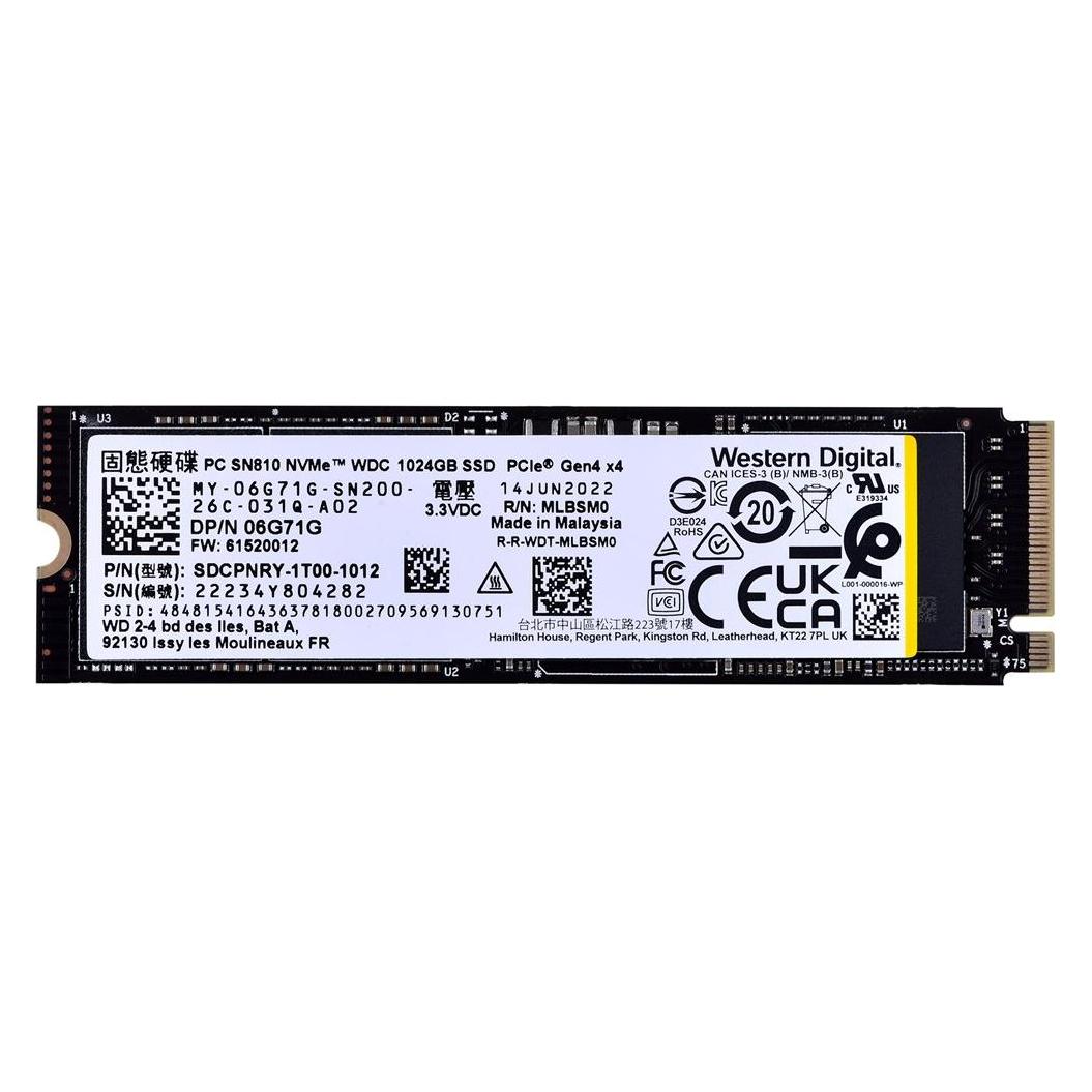 Dell M.2 PCIe NVME Gen 2280 Solid State Drive - (1000 GB, M.2 2280) (AC037409)