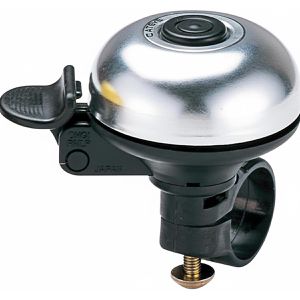 CATEYE Fahrradklingel PB-200 Comet Bell, silberfarben, Glocke, Aluminium