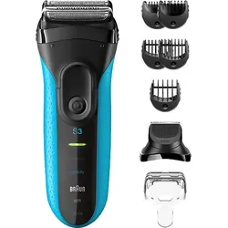 BRAUN 3010BT (2025) Rasierer Series 3 Schwarz/Blau (MicroComb-Technologie)