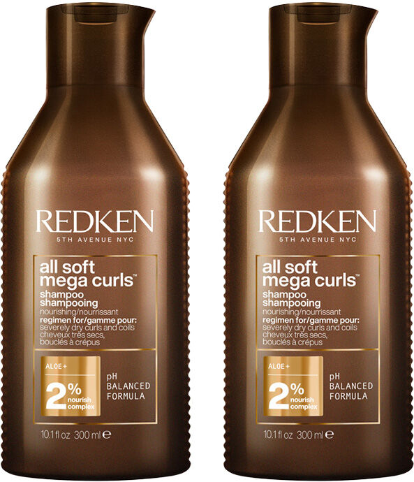 Redken All Soft Mega Curl Shampoo 300ml Double