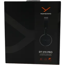 beyerdynamic DT 270 PRO kompakter, ohrumschließender Studiokopfhörer, schwarz