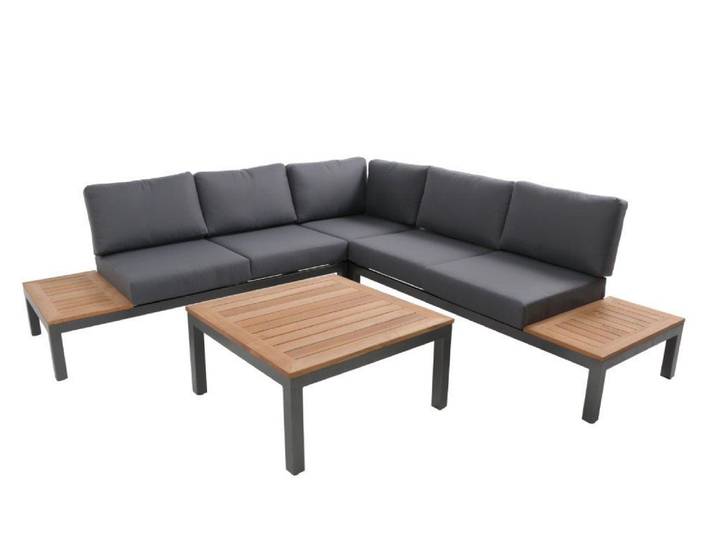 MWH Reno Loungemöbelset Aluminium 4-tlg.