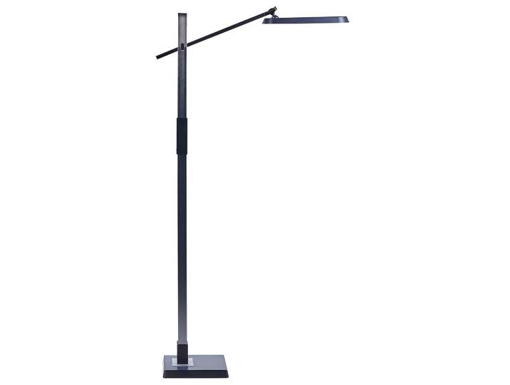 Beliani Stehleuchte Aquarius 19/66/144 cm, Grau, Kunststoff, LED integrated, 20.5x144x19 cm, Lampen & Leuchten, Innenbeleuchtung, Stehlampen