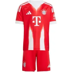 ADIDAS Kinder Fananzug FC Bayern München 25/26 Mini-Heim, Größe 110 in Rot Rot