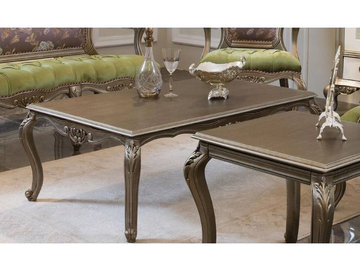 JVmoebel Couchtisch Holz-Beistelltisch in Goldton – modern und elegant (Packung), Made in Europa