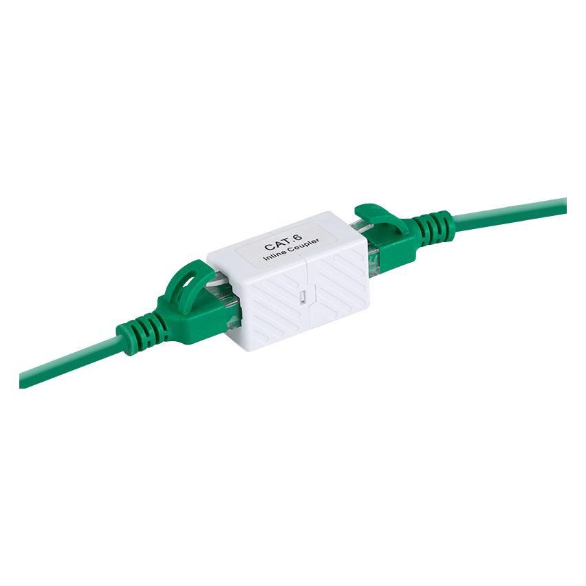 LogiLink Cat.6 RJ45 Mini Patchkabelverbinder, ungeschirmt, Kunststoffgehäuse (Netzwerk Kupplung) (NP0103)