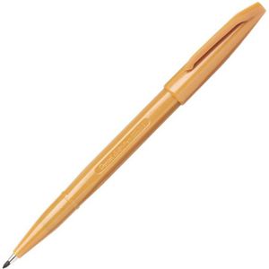 Pentel Filzstifte Sign Pen, S520-Y, Strichbreite 0,8mm, ocker