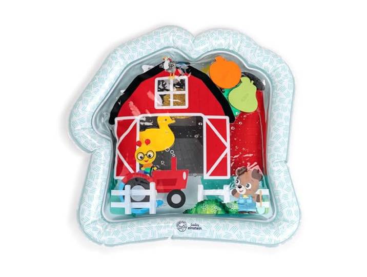 Baby Einstein Farm Explorers Cal's Sensory Barn Bauchlage-Wassermatte, multisensorisch, Alter 0–36 Monate