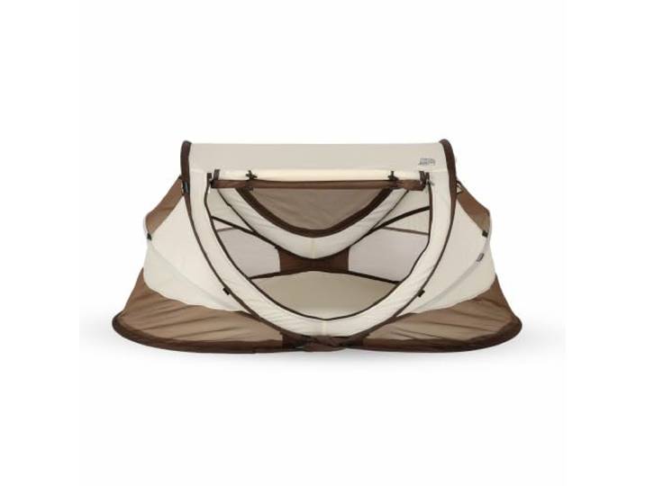 Deryan Baby & Kinder Reisebett mit Matratze - ab Geburt bis 4,5 Jahre, Pop Up Kleinkindbett Babyzelt in 2 Sekunden aufgestellt, inkl. Moskitonetz & Reisetasche, Schnell & Kompakt Faltbar, Hazel