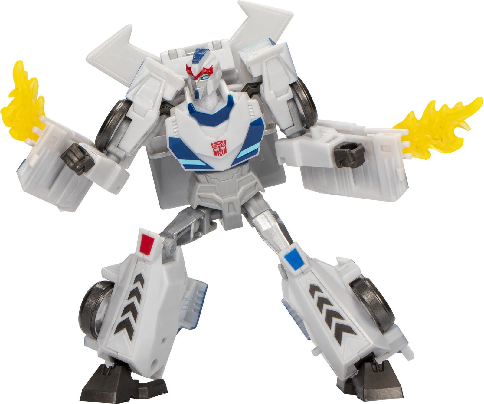 Hasbro Transformers EarthSpark Deluxe Class Prowl Speelgoed, Blauw Wit Geel