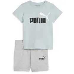 PUMA Minicats T-Shirt & Shorts Baby-Set 22 - turquoise surf 74