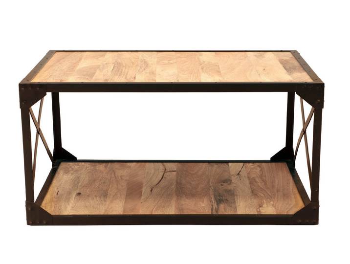 Indischesmoebelhausde Couchtisch Couchtisch Gita 90x45x60 aus Mango-Massivholz