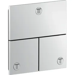 hansgrohe AXOR ShowerSelect ID Ventil, 3 Verbraucher, Unterputz, eckig, 36780000, Farbe: Chrom