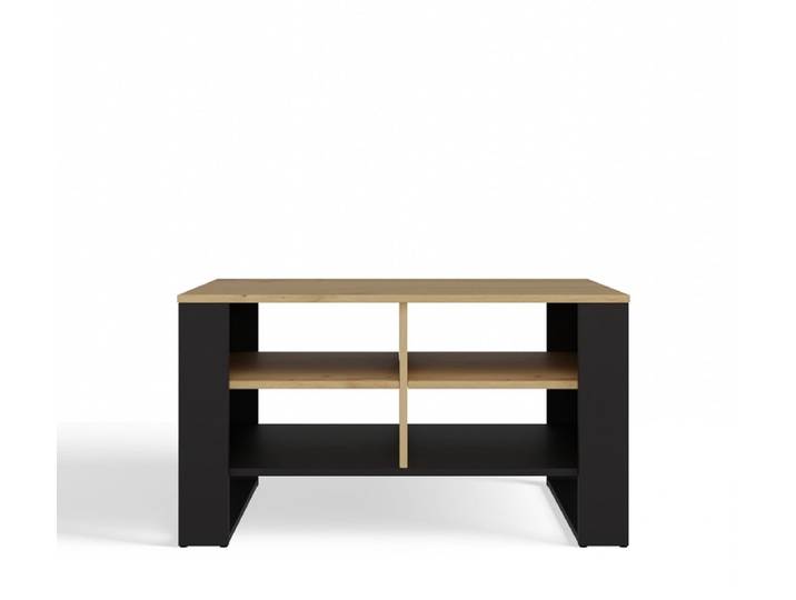 Moderne 4P tafel ARTISAN OAK ZWART