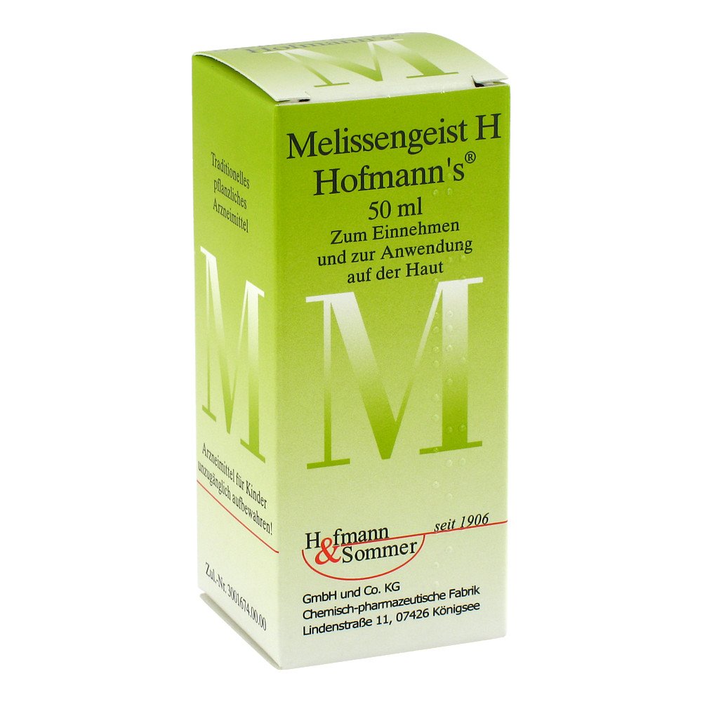 Hofmann & Sommer GmbH & Co. KG Melissengeist H Hofmanns Tropfen 03525660