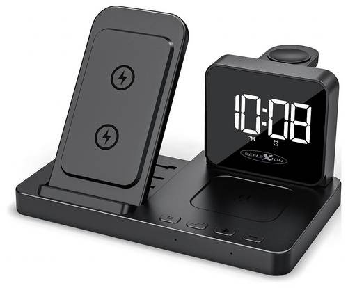 Reflexion Tischladestation 2.5 W, 5 W, 15 W, 7.5W Schwarz Wireless Charger
