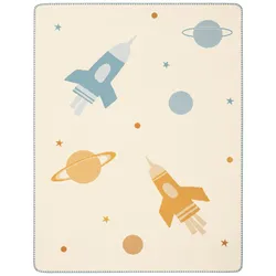Biederlack Babydecke 'Orbit' 75 x 100 cm Natur