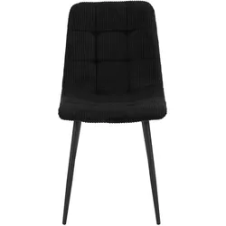 HTI-Living, Stühle, Esszimmerstuhl Mesa Cordstoff Schwarz