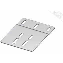 Teckentrup Verbindungslasche Typ 2 129x117x2 sdz.verzinkt für SW, SW 40, SW 80, SLW