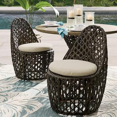 Mason Outdoor Dining Chairs, Set Of Two - Grandin Road