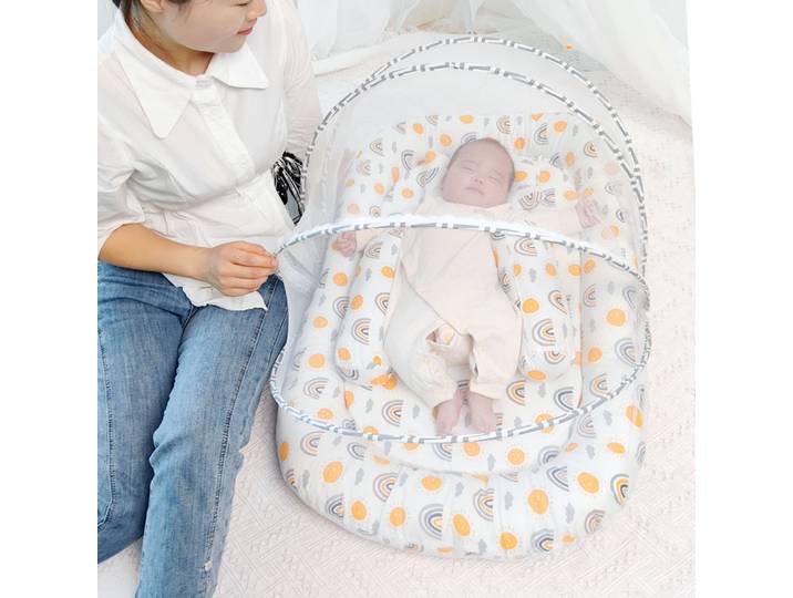 Nid de bébé de voyage multifonction, lit de bébé Portable, berceau pliable, couffin pour bébé, lit pour enfants avec moustique