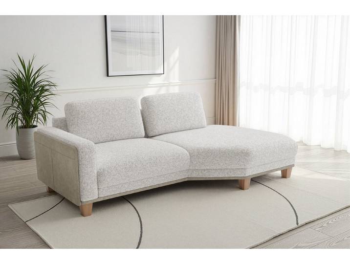 sit&more Ecksofa Concept, Modernes Sofa in drei Fußfarben zur Auswahl