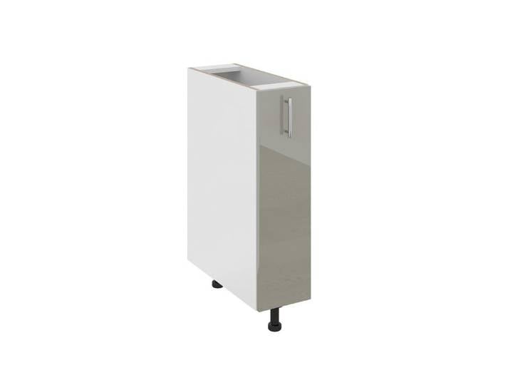 Meuble bas Jolly haaus Karo Gris Brillant/Blanc MDF 20 x 50 x 80 cm