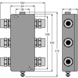 Turck Verteilerbaustein JBBS-49SC-T415/3G