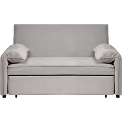 SCHLAFSOFA Stoff Grau Horma