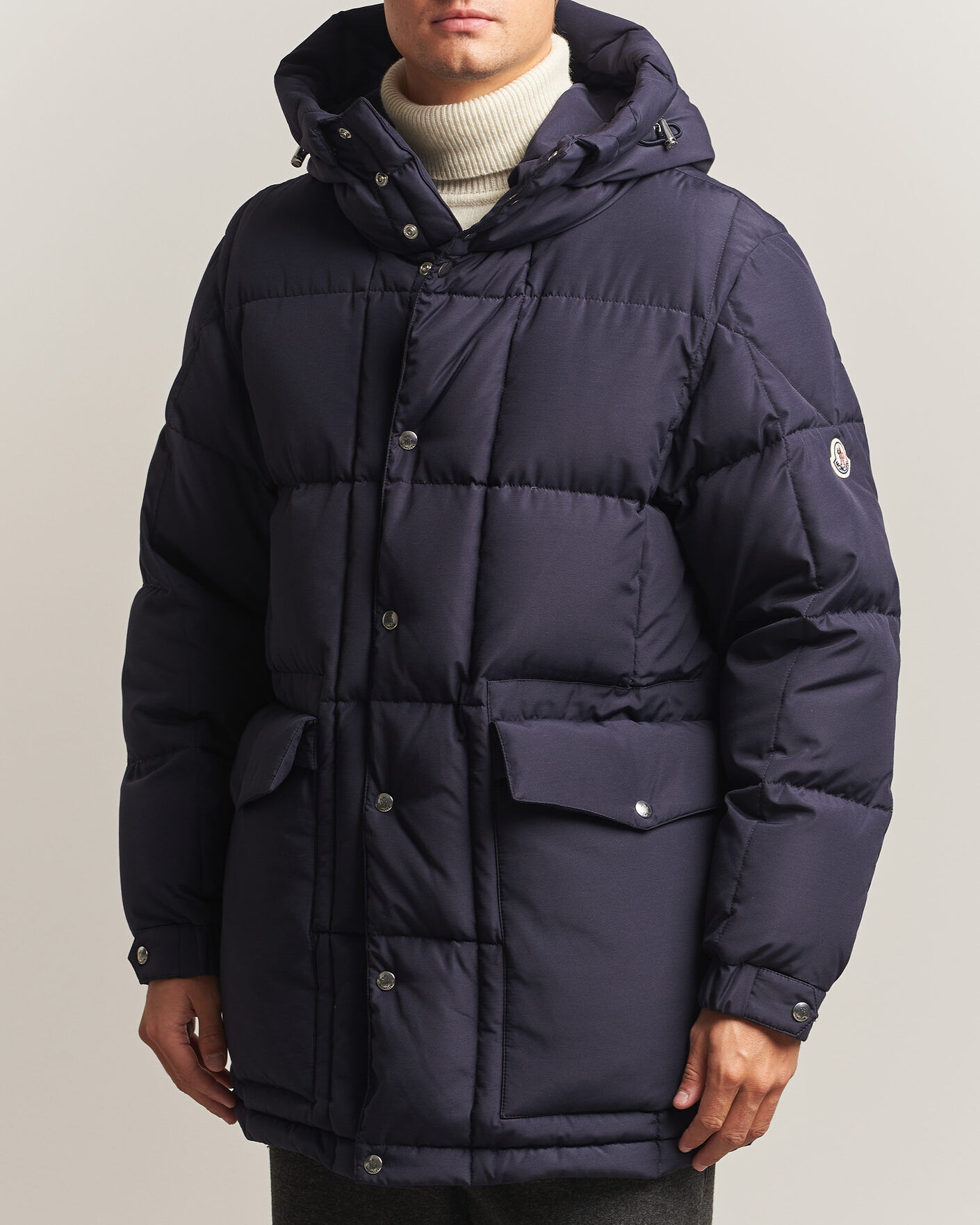 Moncler Sylmara Down Parka Navy men M Blå