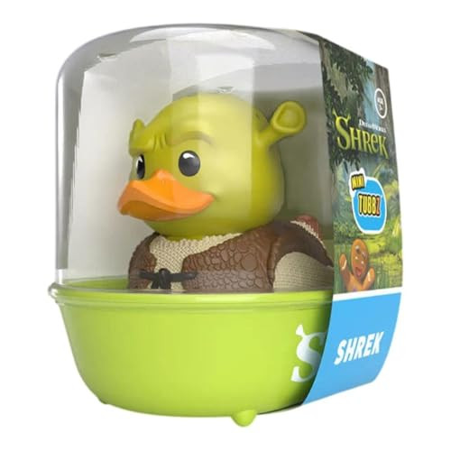 TUBBZ Mini Shrek Cosplayende Rubberen Eend Vinylfiguur, 5 cm