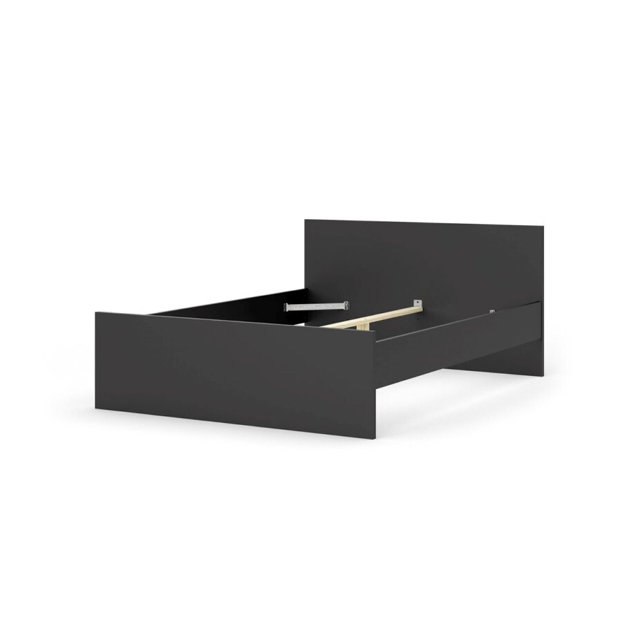 Nada bed voor volwassenen, zwart, B/D: 140 x 190 cm