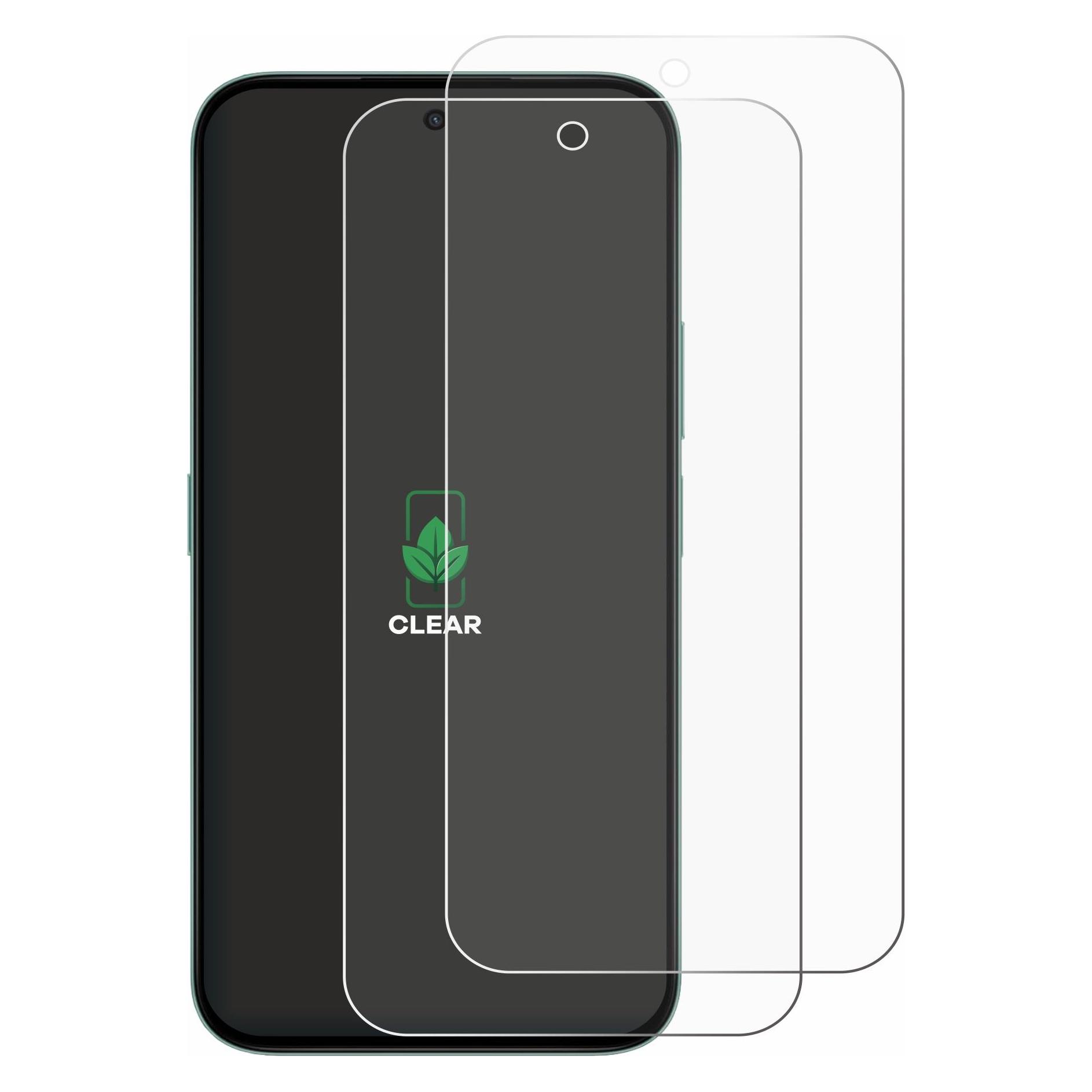 ScreenLeaf Schutzfolie für Honor X6c Displayschutz Display Schutz Folie Klar Transparent (2 Stk., Honor X6) (6161378)
