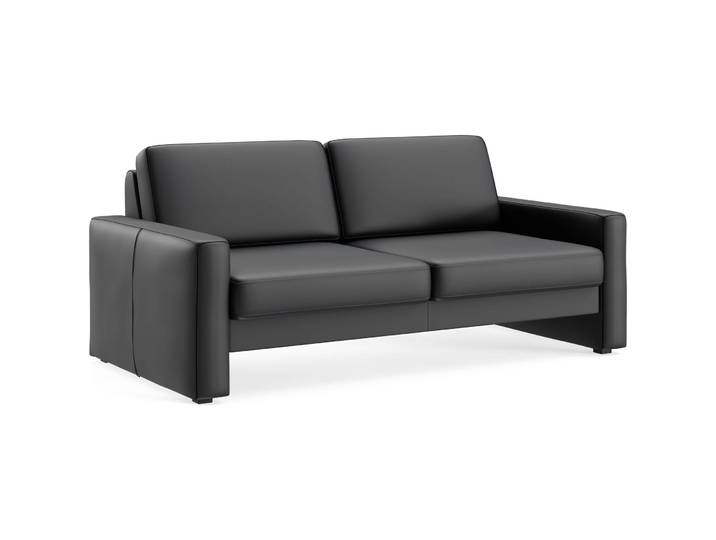 Sofa Devin Leder schwarz B 180 T 90 cm - Möbel Konfigurator: Traummöbel individuell zusammenstellen