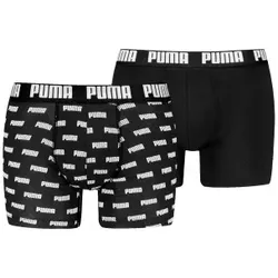 Puma 2P Everyday Aop Boxer Schwarz Baumwolle Large Herren
